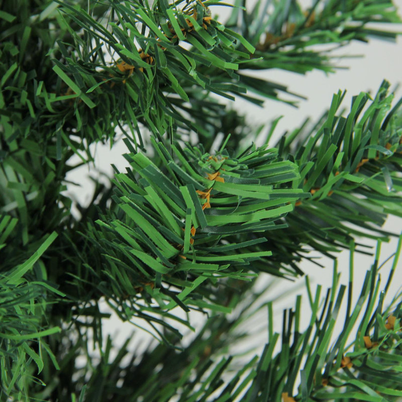 3' Green PVC Pine Artificial Christmas Tree with Plastic Stand