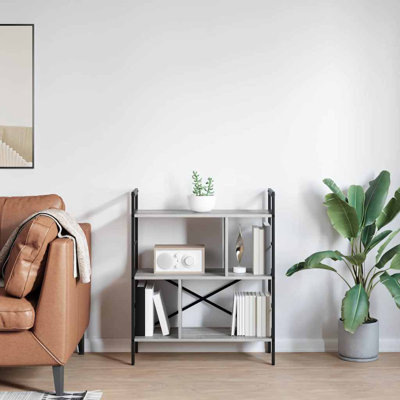 75 cm W Steel Etagere Bookcase