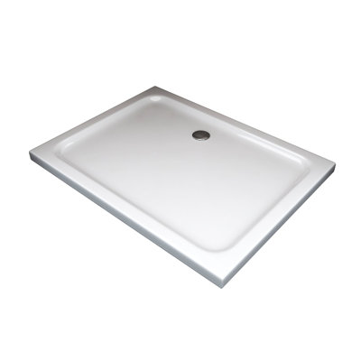 Gamallo Plastic Shower Tray - Silver
