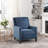 Home Furniture Reclining Chair 1Pc Textured Fabric Upholstered Nailhead Trim Solid Wood Frame Self-Reclining Motion Chair-795628469