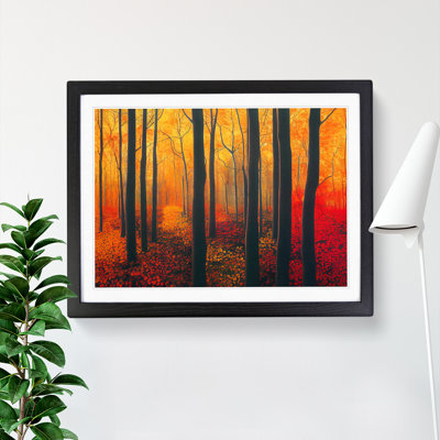 XH1022-8858X Terrific Autumn Forest - Single Picture Frame Print