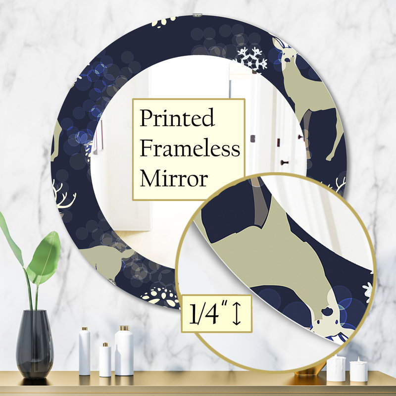 Miroir mural Christmas III, H 31,5 po x l po