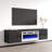 Floating 70.9" Modern TV Stand with Electric Fireplace, High Gloss Finish, Wall-Mounted-71337407