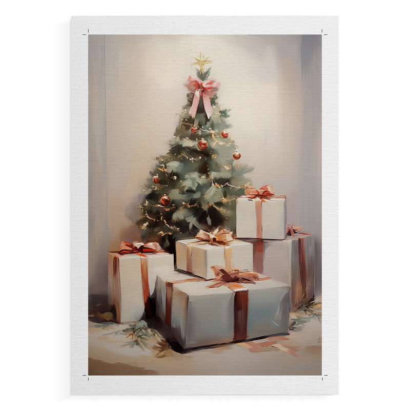 Art des Fêtes de Noël - Série 2-XV - Impression sur toile seulement - NON-CADRE, H 12 po x l 8 po