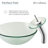 Cascade 16.5 Glass Vessel Sink with Faucet-50687255