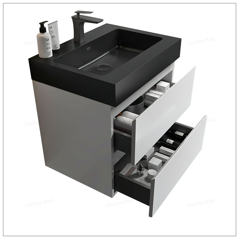 Meuble-lavabo mural 24 po avec lavabo, 24"