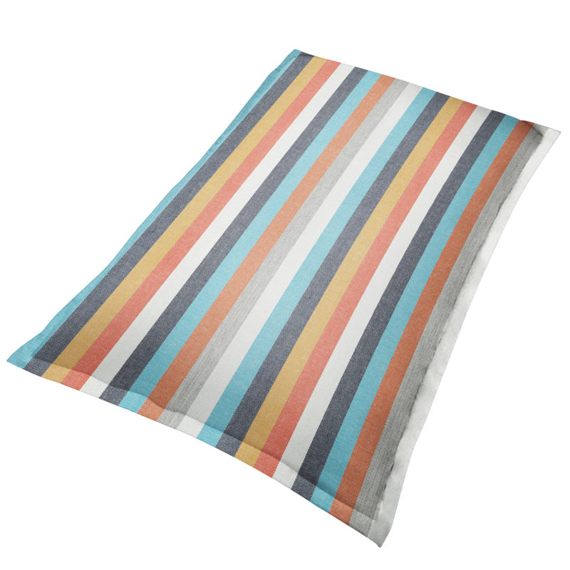 Flotteur et chaise longue Sunbrella, Orange / jaune / bleu Sunbrella