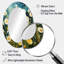Teal blanc Buttercups Buttercup Meadow - miroir décoratif décoratif Buttercups, miroir bleu sarcelle, impression sur métal-121387254-121387886