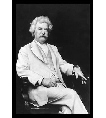 Reproduction de photo « mark twain » par a.f. bradley