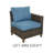 Umeh Wicker Patio Chair with Removable Cushions-82621208