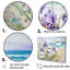 «Mauve iris sur la plage II», reproduction d'art sur toile-1512132135-1512132129