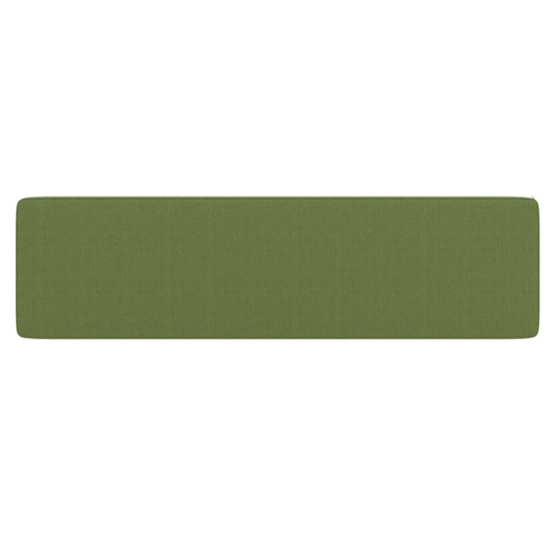 Indoor/Outdoor Sunbrella® Seat Cushion, 44" W x 18" D, Spectrum Cilantro Sunbrella® Plainweave