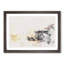The West Pier on Brighton Beach - Picture Frame Painting Print-56856389-56856390