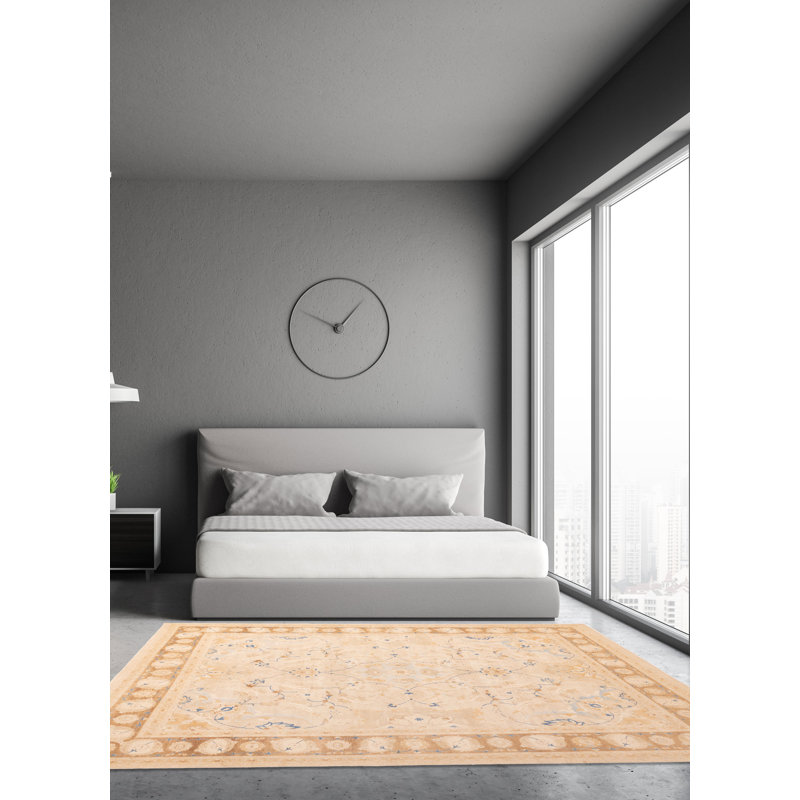 Tapis kaki Peshawar Oushak 9 pi 0 po x 11 pi 10 po