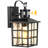 Black Outdoor Wall Lantern With Motion Sensor, Dusk To Dawn Outdoor Porch Light Anti-Rust 100% Aluminum -1200817584
