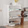 20 Pair Shoe Storage Cabinet With 2 Drawers and Adjustable Shelves