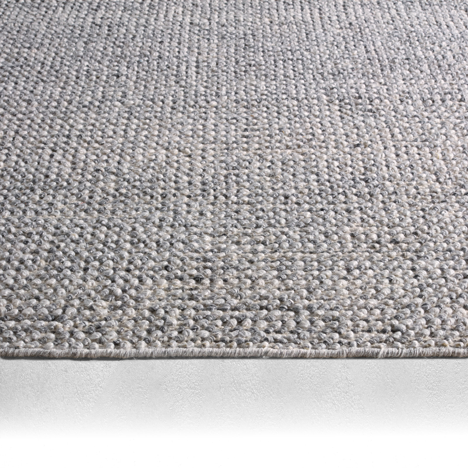 Brynn Gray Hand-Woven Outdoor Rug, Rectangle 9' x 12'