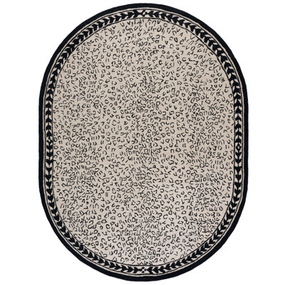 Chelsea Hand Hooked Wool Animal Print Rug