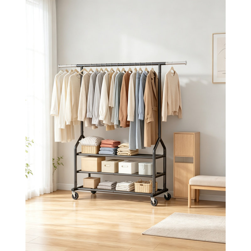 180cm Adjustable Portable Wardrobe