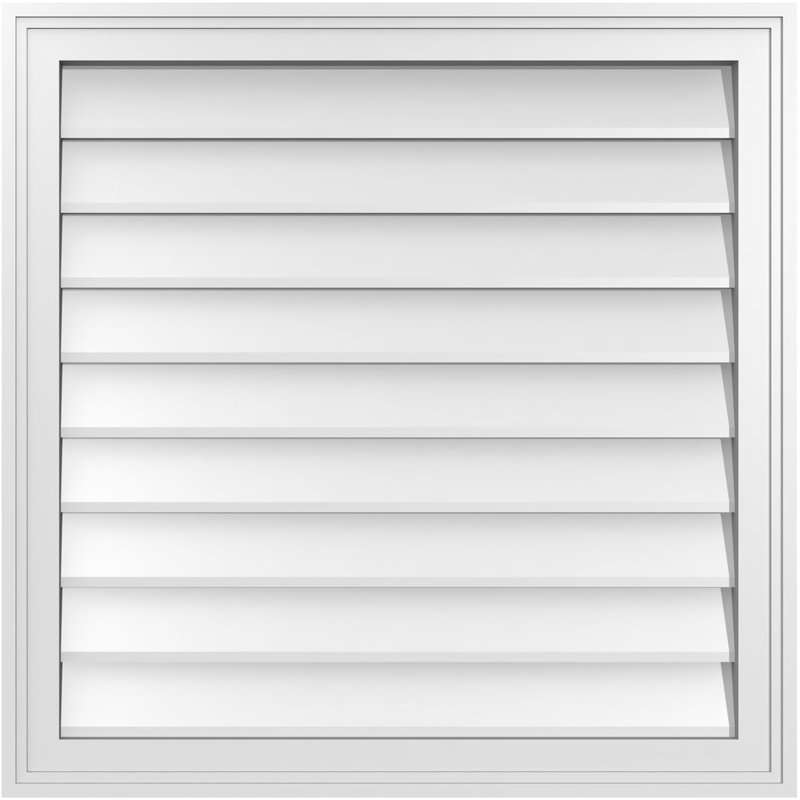 Cadre en brique, brun clair apprêté, H 28 po x l 28 po x P 1,5 po