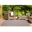 Tapis terre cuite à motif abstrait Bolte-1122179765