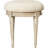 Anicka 18.5 in. Seat Height Round Upholstered and Solid Wood Traditional Vanity Stool-23608848-116467474