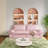 Multifunctional Pink Velvet Sofas, Modern 3-in-1 Convertible For Home