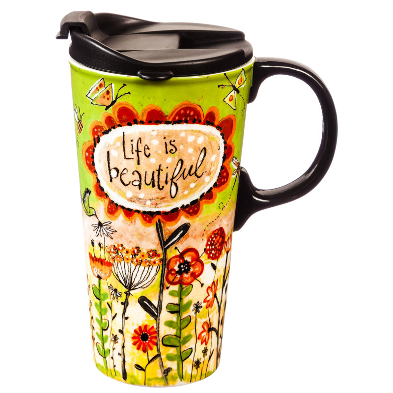 Grande tasse de voyage 17 onces Mikonos