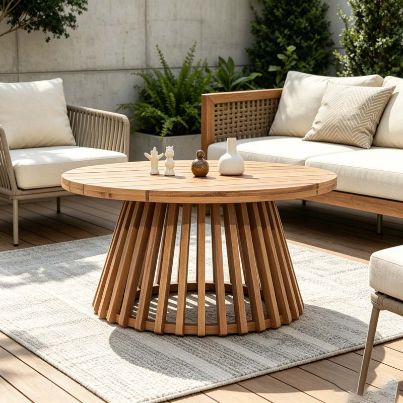 Table basse en bois, Teck