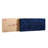 Transitional Navy Blue Upholstered Full Bed