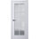 Intérieur en verre givré français avec porte pré-suspendue | Veregio 7412 | Poignée simple à panneau régulier | Portes de salle de bain robustes