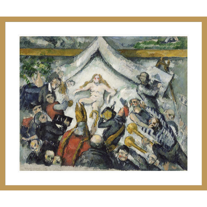 «The Eernal Feminine» par Paul Cézanne, impression giclée encadrée, H 33,5 po x l 39,86 po