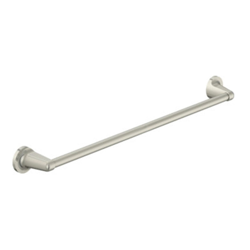 Alta Bay Wall-Mounted Towel Bar 18-inch, Brushed Nickel Finish, 3" H x 18" W x 3.06" D