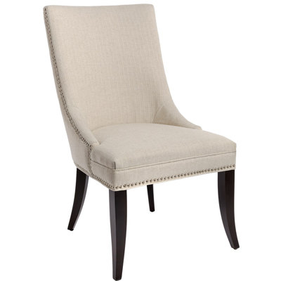 Linen Upholstered Side Chair