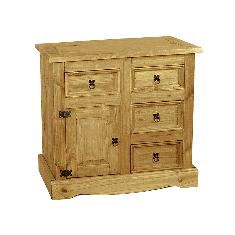 Dean Solid Wood 92cm W 4 - Drawer Chest of Drawers
