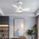 Bernadeta 26'' Ceiling Fan with LED Lights