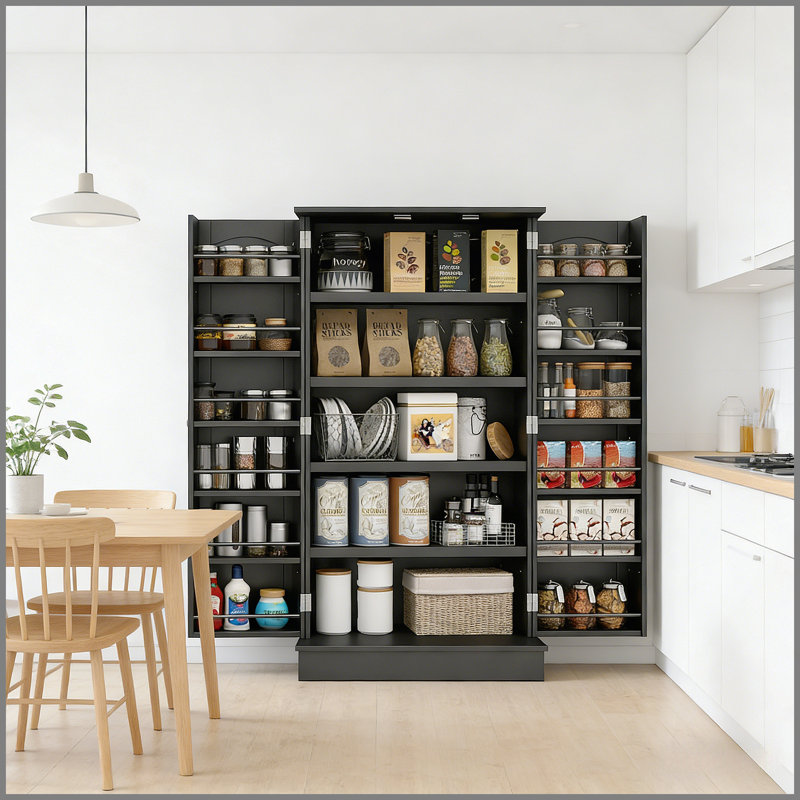Armoire de cuisine moderne, armoire de cuisine