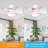 22 inch Quiet Ceiling Fan with Light and Remote Control-1790926686