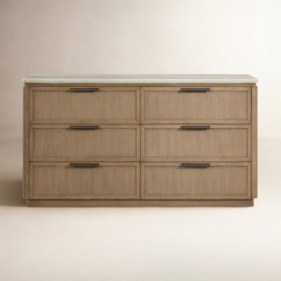 Marielle Dresser - Rope Drawer Fronts - Toffee