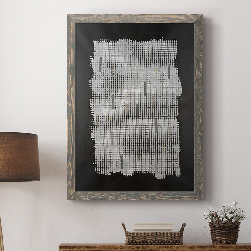 " Bits & Bytes II ", 37.5" H x 27.5" W x 1" D, Gray