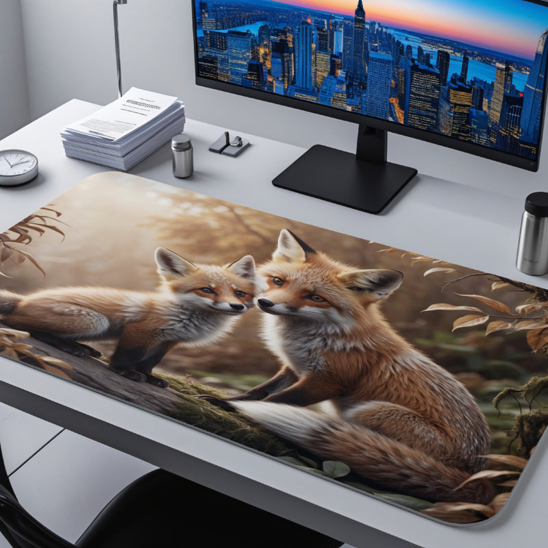Polyester Desk Pad, 31.5x15.5