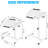 27.5'' H x 23.23'' W Laptop Cart with Wheels-101007674