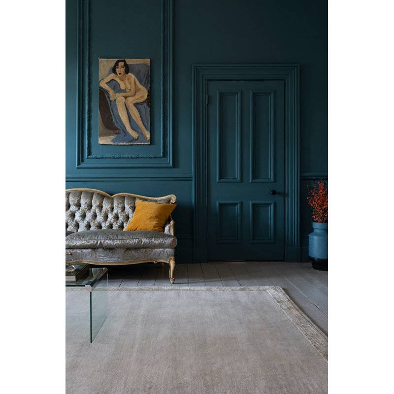 Farrow & Ball Silk Border Clarendon Area Rug, Rectangle 12' x 16'