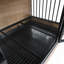 Meuble double XL avec cage pour chien