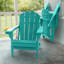 Chaise Adirondack pliable Hayfield en PEHD avec porte-gobelet résistant aux intempéries -2091441345