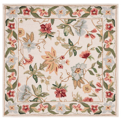 Chelsea Hand Hooked Wool Floral Rug