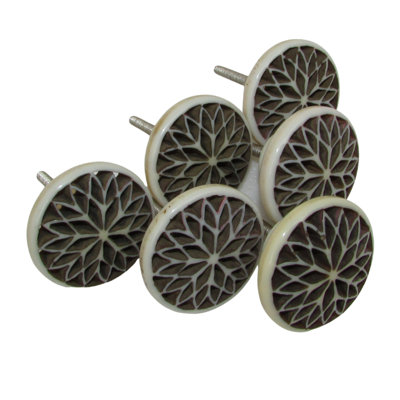 Oversized 1 11/16" Diameter Mushroom Knob Multipack