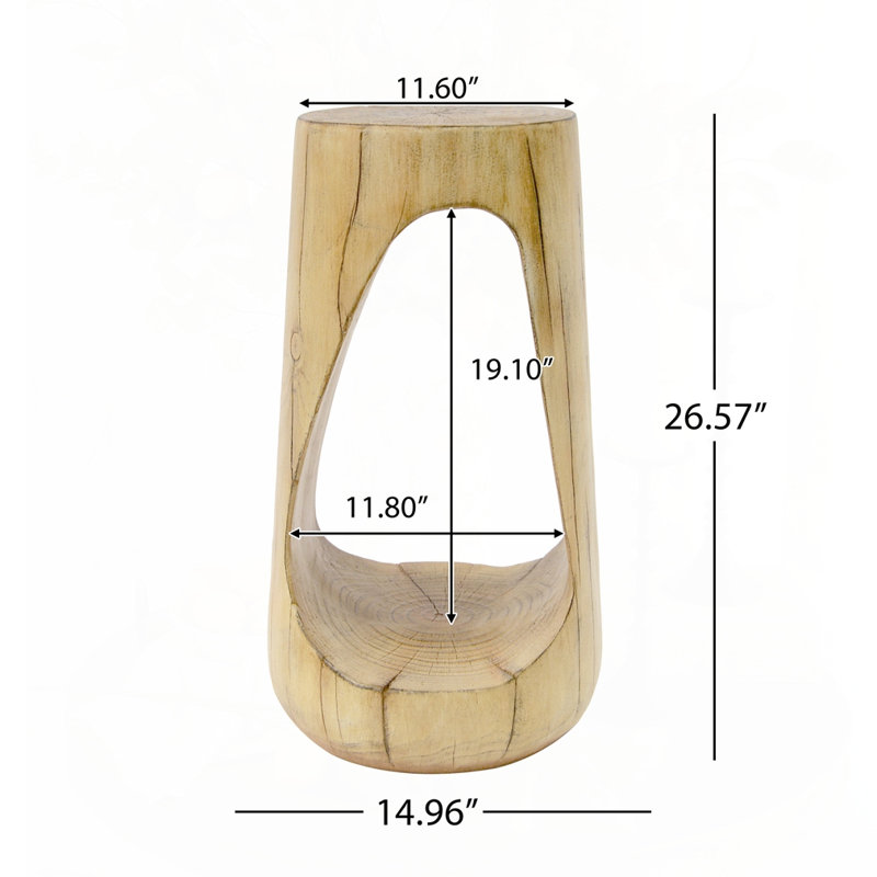 Table de bout Hollow Design, Naturel