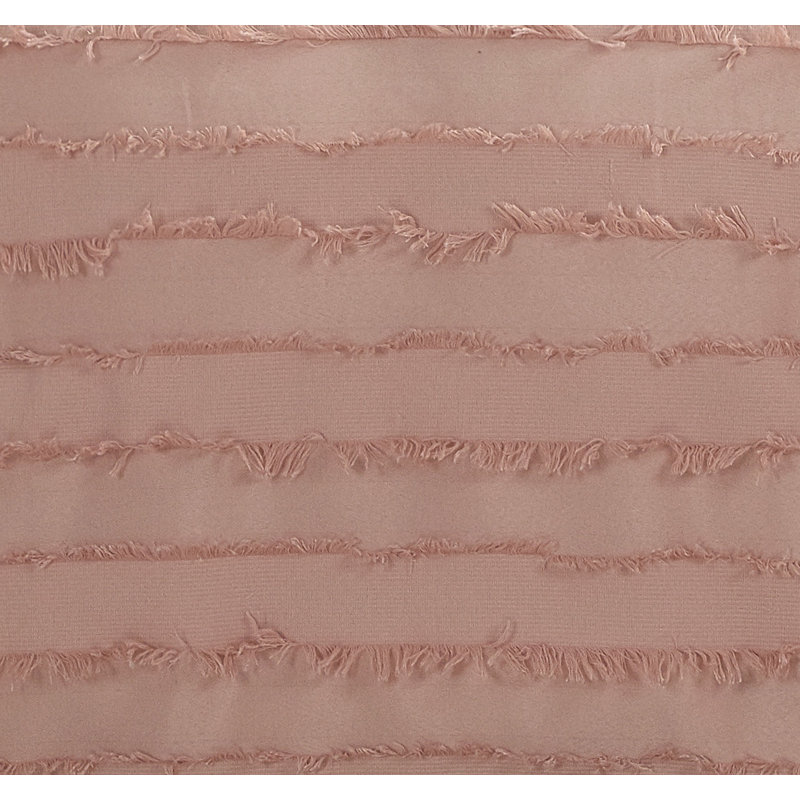 Ensemble d'édredon chic 7 pièces Merbabe, Édredon de très grande taille et 6 pièces suppl, Rose