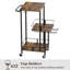 Retro Industrial Multi-layer Mobile Side Cart